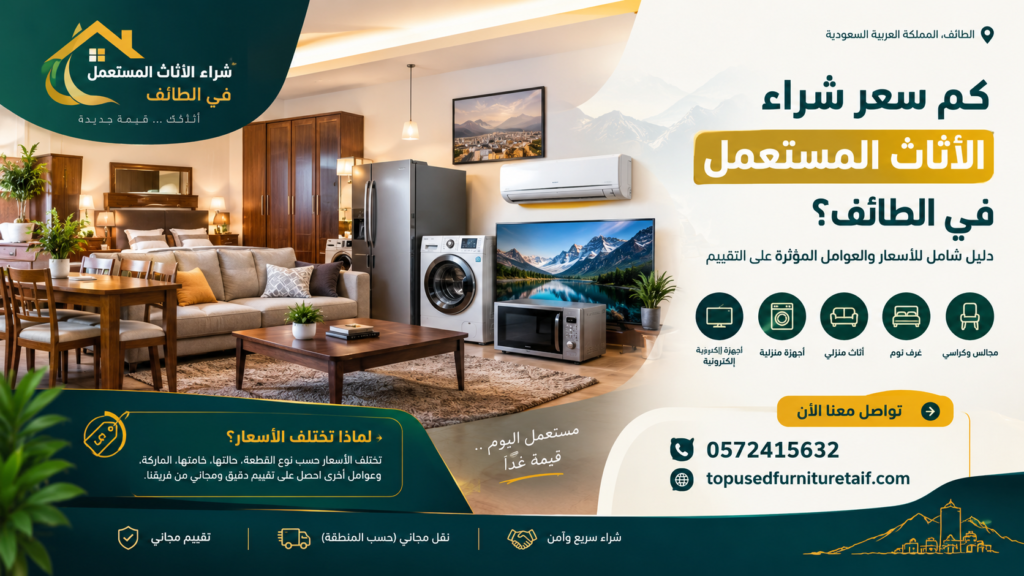 اسعار الاثاث المستعمل في الطائف